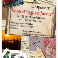 Exposition « Paysages et visages Birmans »   E. Caudron & B. Hauchemaille
